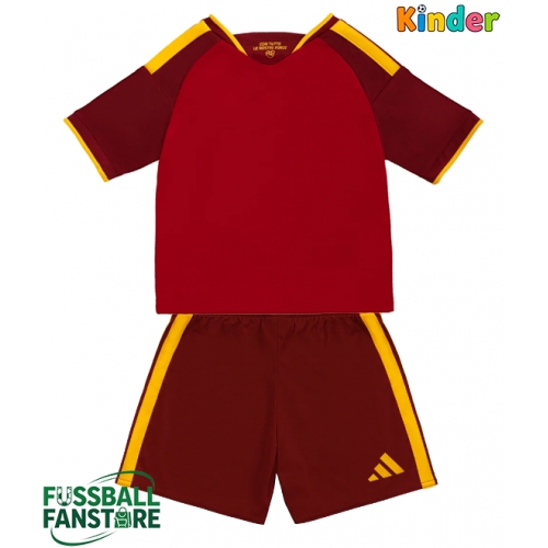 AS Roma Replik Heimtrikot Kinder 2026-27 Kurzarm (+ Kurze Hosen)